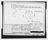 Manufacturer's drawing for Boeing Aircraft Corporation B-17 Flying Fortress. Drawing number 21-9543