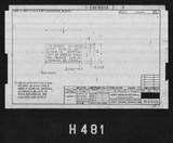 Manufacturer's drawing for North American Aviation B-25 Mitchell Bomber. Drawing number 98-616129