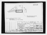 Manufacturer's drawing for Beechcraft AT-10 Wichita - Private. Drawing number 107109
