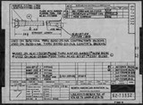 Manufacturer's drawing for North American Aviation B-25 Mitchell Bomber. Drawing number 62-73332