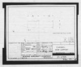 Manufacturer's drawing for Boeing Aircraft Corporation B-17 Flying Fortress. Drawing number 21-6558