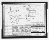 Manufacturer's drawing for Boeing Aircraft Corporation B-17 Flying Fortress. Drawing number 1-16075