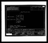Manufacturer's drawing for Lockheed Corporation P-38 Lightning. Drawing number 197197