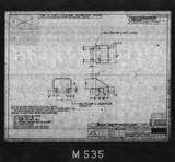 Manufacturer's drawing for North American Aviation B-25 Mitchell Bomber. Drawing number 98-53433
