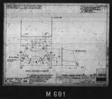 Manufacturer's drawing for North American Aviation B-25 Mitchell Bomber. Drawing number 98-58421