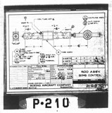 Manufacturer's drawing for Boeing Aircraft Corporation B-17 Flying Fortress. Drawing number 21-6970