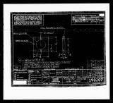 Manufacturer's drawing for Lockheed Corporation P-38 Lightning. Drawing number 190207