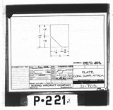 Manufacturer's drawing for Boeing Aircraft Corporation B-17 Flying Fortress. Drawing number 21-7215