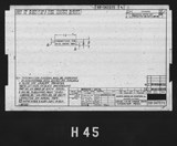 Manufacturer's drawing for North American Aviation B-25 Mitchell Bomber. Drawing number 98-542075