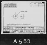 Manufacturer's drawing for Lockheed Corporation P-38 Lightning. Drawing number 199060