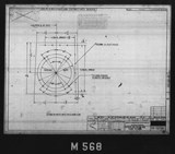 Manufacturer's drawing for North American Aviation B-25 Mitchell Bomber. Drawing number 98-53591