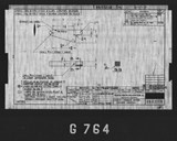 Manufacturer's drawing for North American Aviation B-25 Mitchell Bomber. Drawing number 98-53210