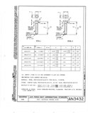 Manufacturer's drawing for Generic Parts - Aviation General Manuals. Drawing number AN3432
