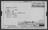Manufacturer's drawing for North American Aviation B-25 Mitchell Bomber. Drawing number 108-712115