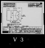 Manufacturer's drawing for Lockheed Corporation P-38 Lightning. Drawing number 192015