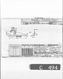 Manufacturer's drawing for Bell Aircraft P-39 Airacobra. Drawing number 33-741-029