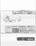 Manufacturer's drawing for Bell Aircraft P-39 Airacobra. Drawing number 33-741-029