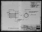 Manufacturer's drawing for North American Aviation B-25 Mitchell Bomber. Drawing number 98-61150