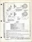 Manufacturer's drawing for Generic Parts - Aviation Standards. Drawing number an3634