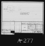 Manufacturer's drawing for Vultee Aircraft Corporation BT-13 Valiant. Drawing number 63-76713