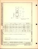 Manufacturer's drawing for Generic Parts - Aviation Standards. Drawing number an3121