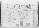 Manufacturer's drawing for North American Aviation B-25 Mitchell Bomber. Drawing number 98-62501