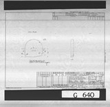 Manufacturer's drawing for Bell Aircraft P-39 Airacobra. Drawing number 33-724-005