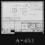 Manufacturer's drawing for Vultee Aircraft Corporation BT-13 Valiant. Drawing number 74-78719