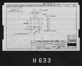 Manufacturer's drawing for North American Aviation B-25 Mitchell Bomber. Drawing number 98-735206