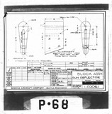 Manufacturer's drawing for Boeing Aircraft Corporation B-17 Flying Fortress. Drawing number 1-20061
