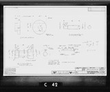 Manufacturer's drawing for Packard Packard Merlin V-1650. Drawing number at9948