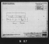 Manufacturer's drawing for North American Aviation B-25 Mitchell Bomber. Drawing number 98-730111