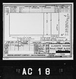 Manufacturer's drawing for Boeing Aircraft Corporation B-17 Flying Fortress. Drawing number 1-17551