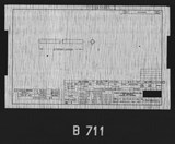 Manufacturer's drawing for North American Aviation B-25 Mitchell Bomber. Drawing number 108-54885