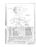 Manufacturer's drawing for Generic Parts - Aviation General Manuals. Drawing number AN3099