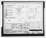 Manufacturer's drawing for Boeing Aircraft Corporation B-17 Flying Fortress. Drawing number 21-7656