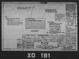Manufacturer's drawing for Chance Vought Aircraft Inc. F4U Corsair. Drawing number 33127