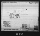 Manufacturer's drawing for North American Aviation B-25 Mitchell Bomber. Drawing number 98-580671