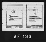 Manufacturer's drawing for North American Aviation B-25 Mitchell Bomber. Drawing number 1e101