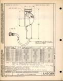 Manufacturer's drawing for Generic Parts - Aviation Standards. Drawing number an3089