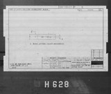 Manufacturer's drawing for North American Aviation B-25 Mitchell Bomber. Drawing number 98-735177