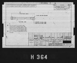 Manufacturer's drawing for North American Aviation B-25 Mitchell Bomber. Drawing number 98-58864