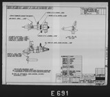 Manufacturer's drawing for North American Aviation P-51 Mustang. Drawing number 104-58076