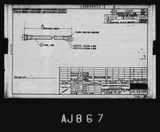 Manufacturer's drawing for North American Aviation B-25 Mitchell Bomber. Drawing number 98-33432