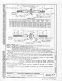 Manufacturer's drawing for Generic Parts - Aviation General Manuals. Drawing number AN677