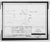 Manufacturer's drawing for Boeing Aircraft Corporation B-17 Flying Fortress. Drawing number 41-683