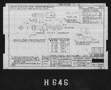 Manufacturer's drawing for North American Aviation B-25 Mitchell Bomber. Drawing number 98-73538