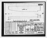 Manufacturer's drawing for Beechcraft AT-10 Wichita - Private. Drawing number 105504