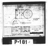 Manufacturer's drawing for Boeing Aircraft Corporation B-17 Flying Fortress. Drawing number 21-6592