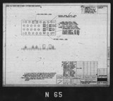 Manufacturer's drawing for North American Aviation B-25 Mitchell Bomber. Drawing number 98-71066